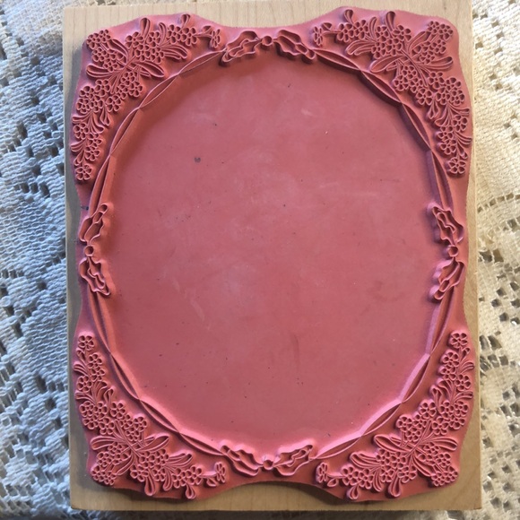 Stamps Happen, Inc. Forget Me Not Frame Rubber Stamp - Picture 2 of 2